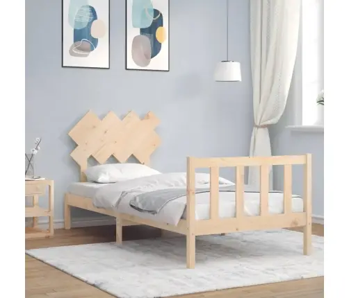 Voodiraam Ilma Madratsita, 90 X 200 cm Männipuit