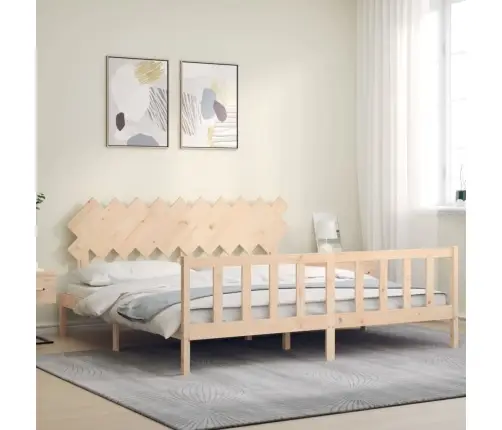 Gulta Bez Matrača, 200X200 Cm, Priedes Masīvkoks Vidaxl