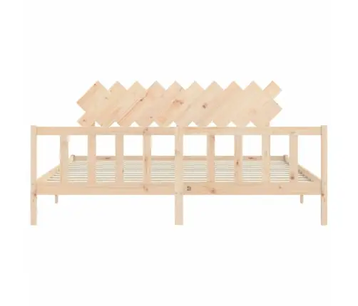 Gulta Bez Matrača, 200X200 Cm, Priedes Masīvkoks Vidaxl