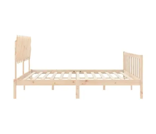 Gulta Bez Matrača, 200X200 Cm, Priedes Masīvkoks Vidaxl