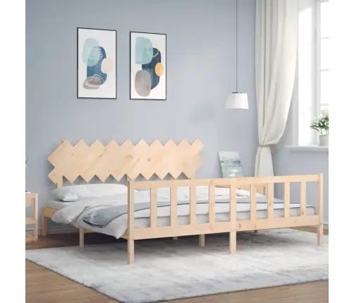 Gulta Bez Matrača, 200X200 Cm, Priedes Masīvkoks Vidaxl