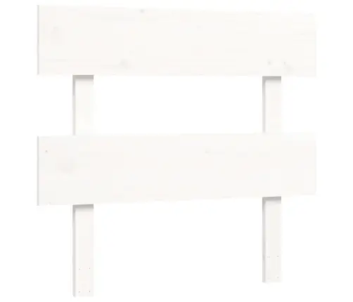Gulta Bez Matrača, Balts, 90X200 Cm, Priedes Masīvkoks Vidaxl