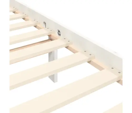 Gulta Bez Matrača, Balts, 90X200 Cm, Priedes Masīvkoks Vidaxl