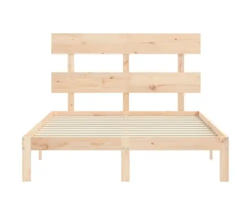 Gulta Bez Matrača, 120X200 Cm, Priedes Masīvkoks Vidaxl