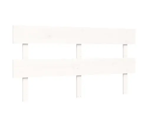 Gulta Bez Matrača, Balts, 160X200 Cm, Priedes Masīvkoks Vidaxl