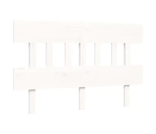 Gulta Bez Matrača, Balts, 140X200 Cm, Priedes Masīvkoks Vidaxl