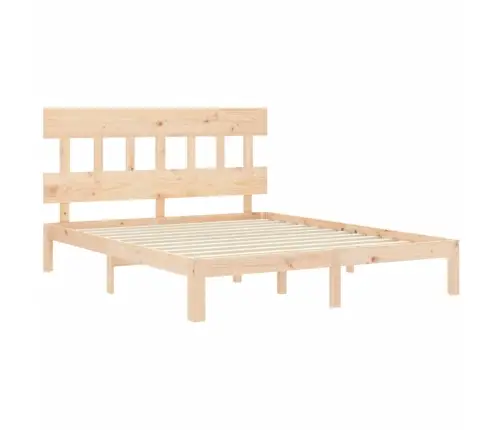 Gultas Rāmis Ar Galvgali, King Size Izmērs, Masīvkoks Vidaxl