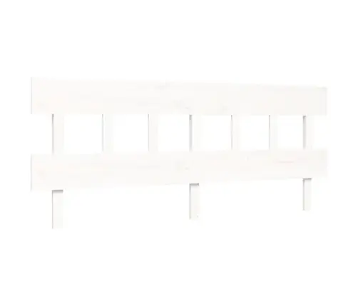 Gulta Bez Matrača, Balts, 200X200 Cm, Priedes Masīvkoks Vidaxl