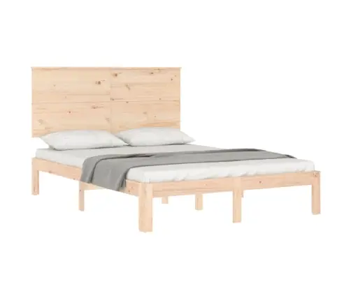 Gulta Bez Matrača, 140X200 Cm, Priedes Masīvkoks Vidaxl