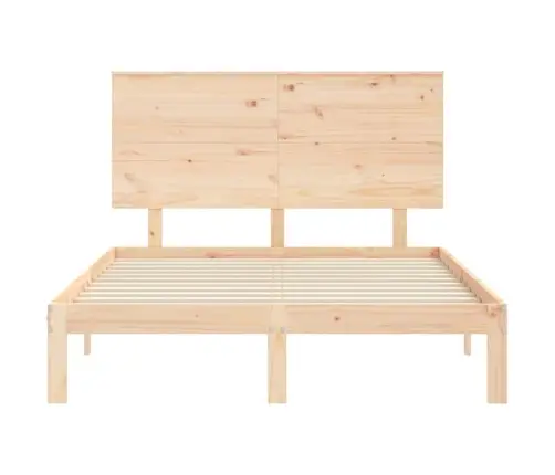 Gulta Bez Matrača, 140X200 Cm, Priedes Masīvkoks Vidaxl