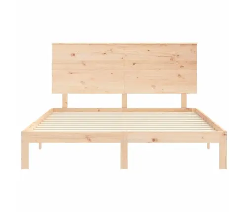 Lovos Rėmas Su Galvūgaliu, Medienos Masyvas, Didelis