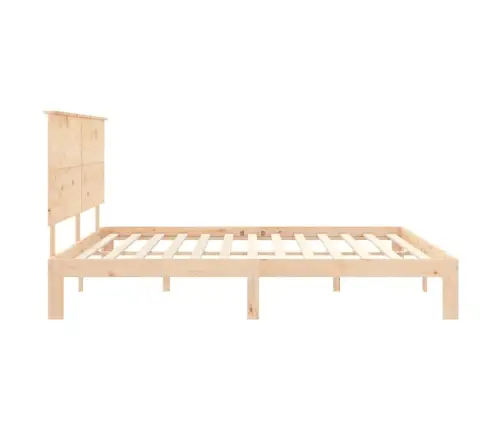 Gultas Rāmis Ar Galvgali, Super King Size, Masīvkoks Vidaxl