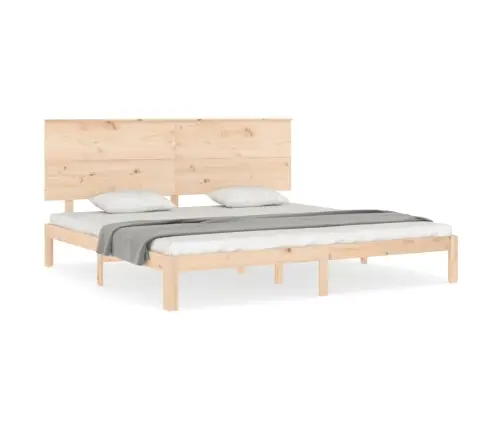 Gulta Bez Matrača, 200X200 Cm, Priedes Masīvkoks Vidaxl