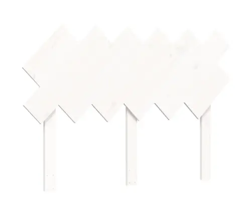 Lovos Rėmas Su Galvūgaliu, Baltas, Mediena, Mažas Dvivietis