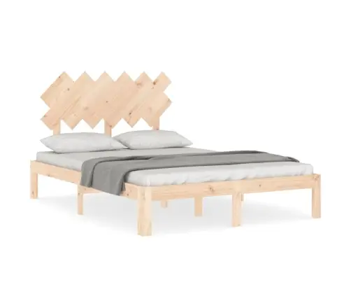 Gulta Bez Matrača, 120X200 Cm, Priedes Masīvkoks Vidaxl