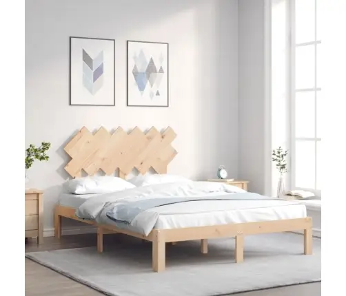 Gulta Bez Matrača, 120X200 Cm, Priedes Masīvkoks Vidaxl