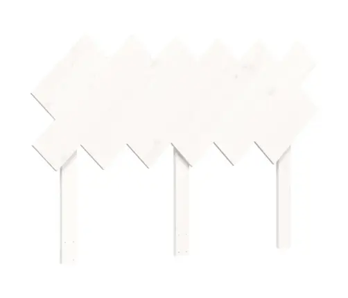 Voodi Ilma Madratsita, Valge, 120 X 200 cm Männipuit