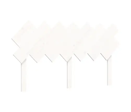 Gulta Bez Matrača, Balts, 140X200 Cm, Priedes Masīvkoks Vidaxl