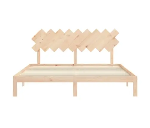 Gultas Rāmis Ar Galvgali, Super King Size, Masīvkoks Vidaxl