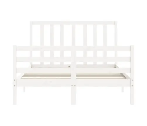 Lovos Rėmas Be Čiužinio, Baltas, 140X200cm Pušies Masyvas