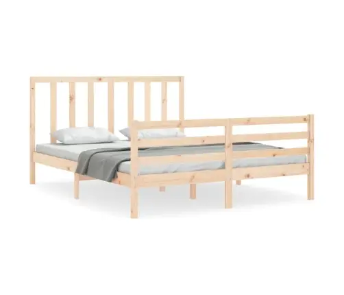 Gulta Bez Matrača, 160X200 Cm, Priedes Masīvkoks Vidaxl