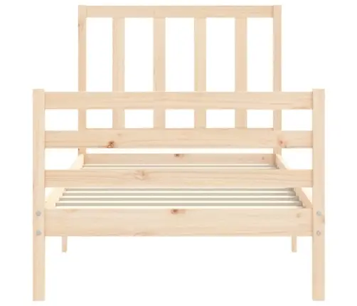 Gulta Bez Matrača, 90X200 Cm, Priedes Masīvkoks Vidaxl