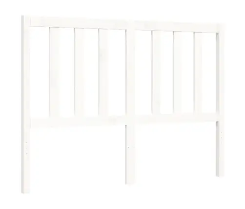 Gulta Bez Matrača, Balts, 140X200 Cm, Priedes Masīvkoks Vidaxl