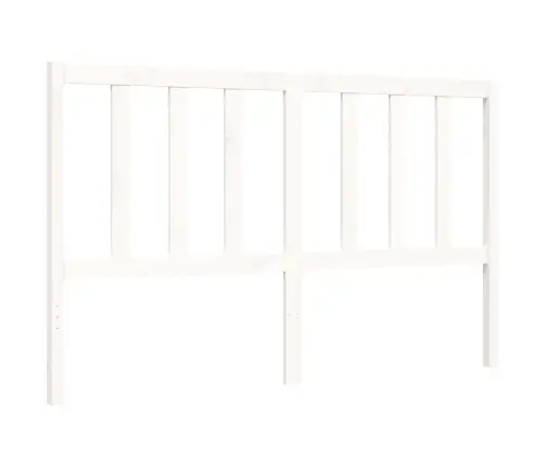 Gulta Bez Matrača, Balts, 160X200 Cm, Priedes Masīvkoks Vidaxl