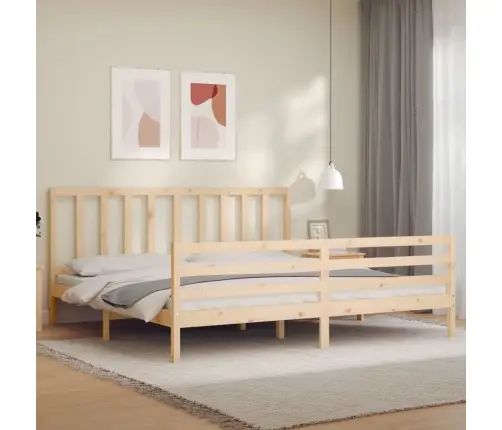 Voodiraam Ilma Madratsita, 200 X 200 cm Männipuit