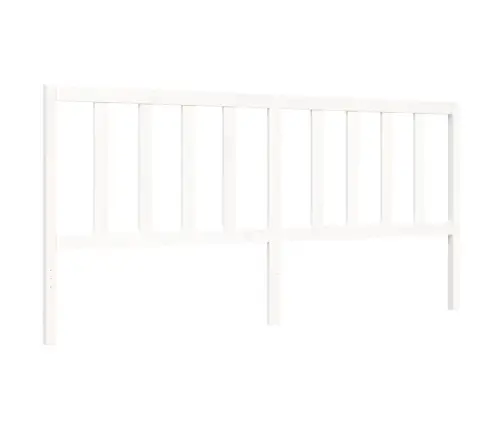 Gulta Bez Matrača, Balts, 200X200 Cm, Priedes Masīvkoks Vidaxl