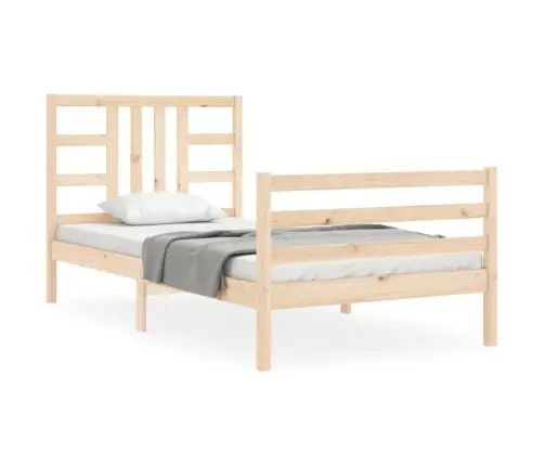 Lovos Rėmas Be Čiužinio, 90X200cm Pušies Medienos Masyvas