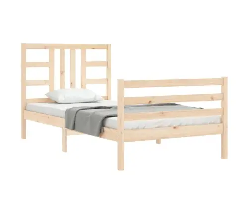 Lovos Rėmas Be Čiužinio, 90X200cm Pušies Medienos Masyvas