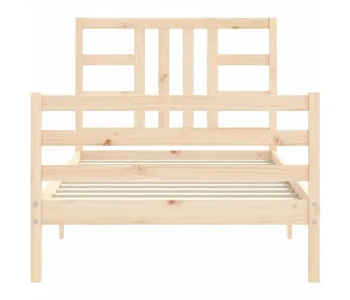 Lovos Rėmas Be Čiužinio, 90X200cm Pušies Medienos Masyvas