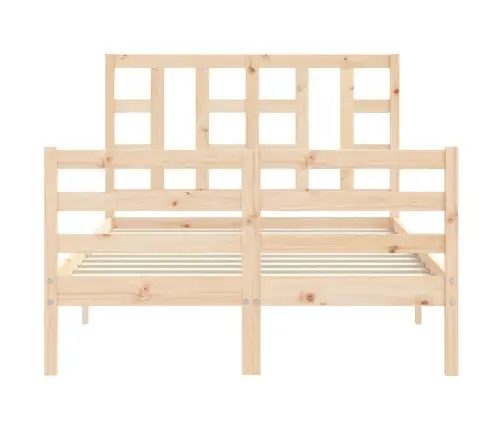 Voodiraam Peatsiga, 120 X 200 cm Täispuit