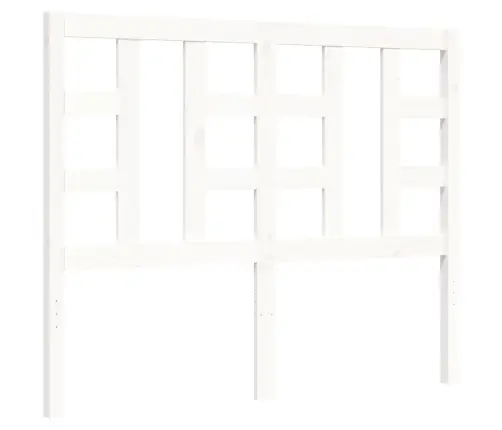 Voodiraam Peatsiga, Valge, 120 X 200 cm Täispuit