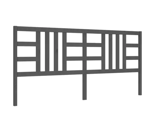 Lovos Rėmas Su Galvūgaliu, Pilkas, 200X200cm Medienos Masyvas