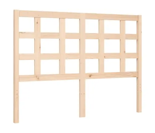 Gultas Rāmis Ar Galvgali, Divvietīgs, Masīvkoks Vidaxl