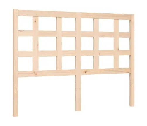 Gultas Rāmis Ar Galvgali, Divvietīgs, Masīvkoks Vidaxl