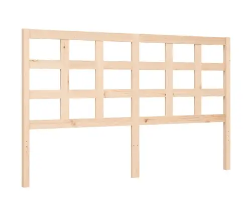 Gultas Rāmis Ar Galvgali, 160X200 Cm, Masīvkoks Vidaxl