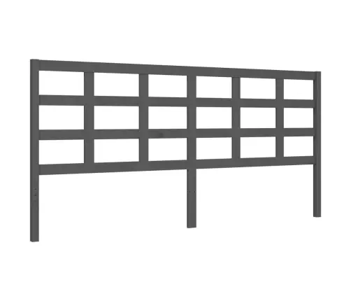 Lovos Rėmas Su Galvūgaliu, Pilkas, 200X200cm Medienos Masyvas