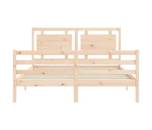 Voodiraam Peatsiga, 160 X 200 cm Täispuit