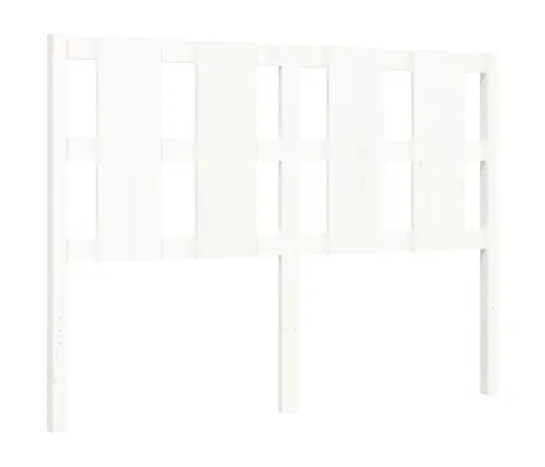 Voodiraam Peatsiga, Valge, Täispuit