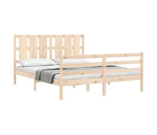 Lovos Rėmas Su Galvūgaliu, 160X200cm Medienos Masyvas