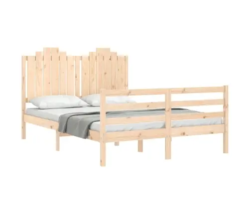 Voodiraam Peatsiga, 140 X 200 cm Täispuit