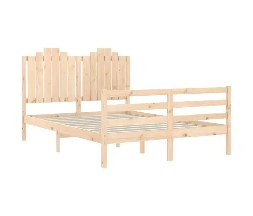 Voodiraam Peatsiga, 140 X 200 cm Täispuit