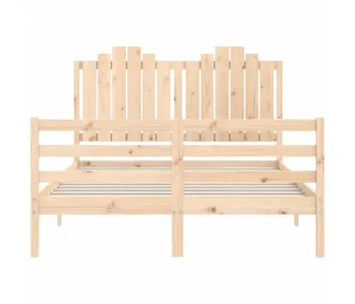 Voodiraam Peatsiga, 140 X 200 cm Täispuit