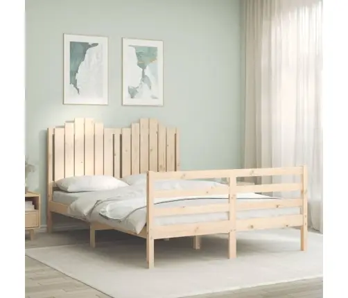 Voodiraam Peatsiga, 140 X 200 cm Täispuit