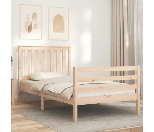 Voodiraam Peatsiga, 100 X 200 cm Täispuit