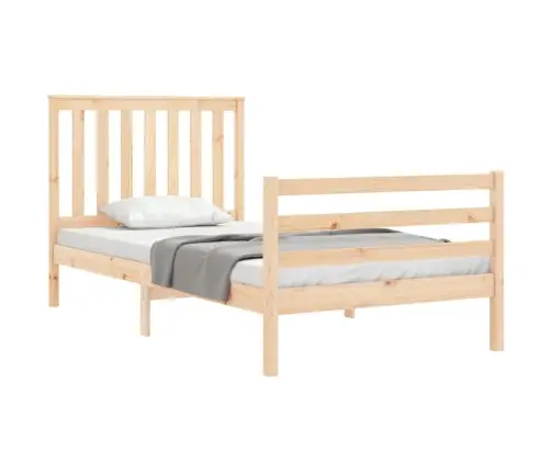 Voodiraam Peatsiga, 100 X 200 cm Täispuit