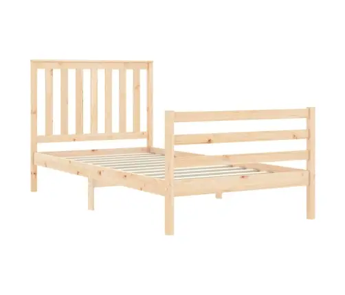 Voodiraam Peatsiga, 100 X 200 cm Täispuit